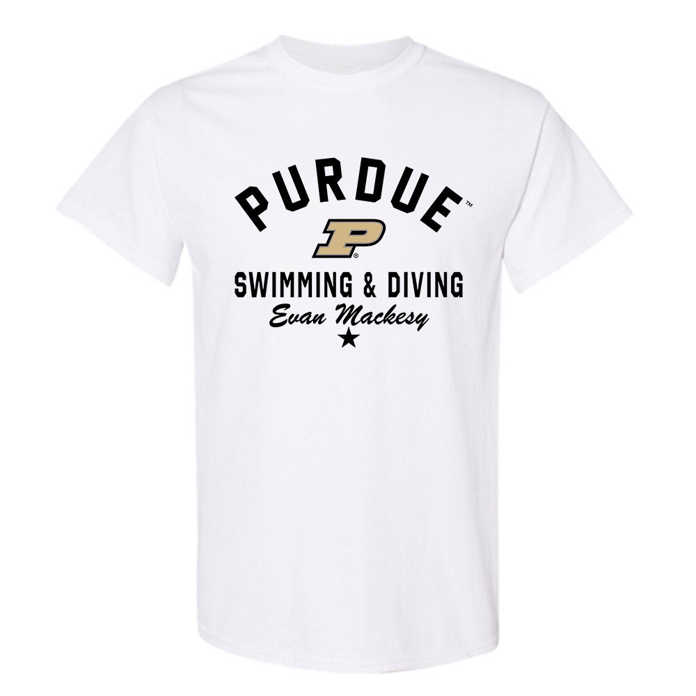 Purdue - NCAA Men's Swimming & Diving : Evan Mackesy - Classic Shersey T-Shirt-0