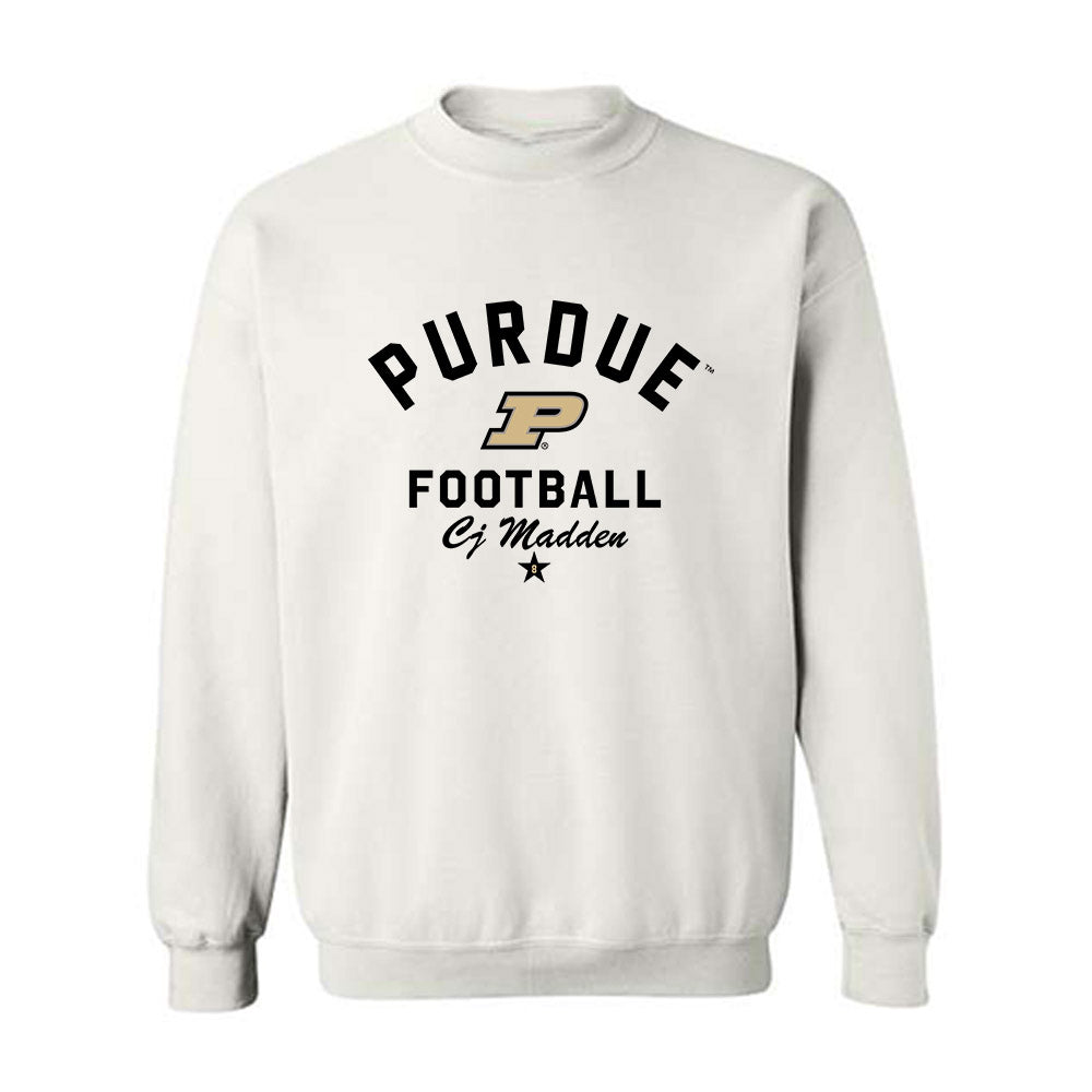 Purdue - NCAA Football : Cj Madden - Classic Shersey Crewneck Sweatshirt-0