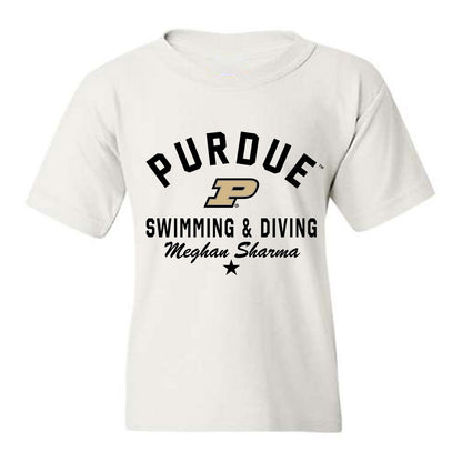 Purdue - NCAA Women's Swimming & Diving : Meghan Sharma - Classic Shersey Youth T-Shirt-0