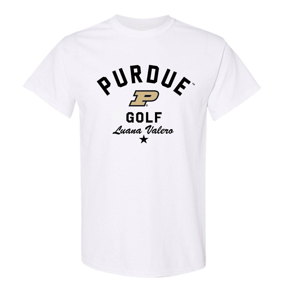 Purdue - NCAA Women's Golf : Luana Valero - Classic Shersey T-Shirt-0