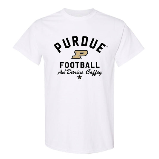 Purdue - NCAA Football : An'Darius Coffey - Classic Shersey T-Shirt-0