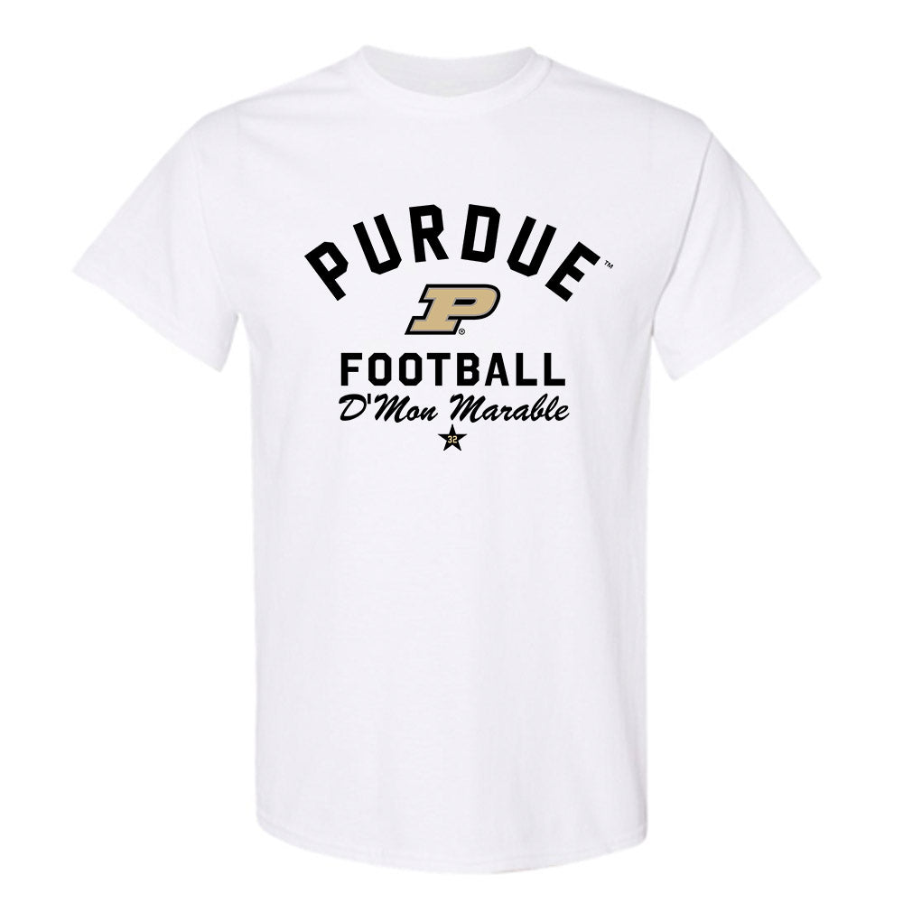 Purdue - NCAA Football : D'Mon Marable - Classic Shersey T-Shirt-0