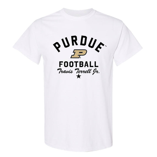 Purdue - NCAA Football : Travis Terrell Jr. - Classic Shersey T-Shirt-0