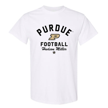 Purdue - NCAA Football : Hudson Miller - Classic Shersey T-Shirt-0