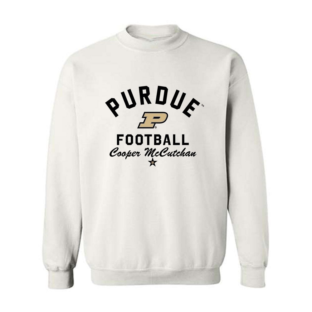 Purdue - NCAA Football : Cooper McCutchan - Classic Shersey Crewneck Sweatshirt-0