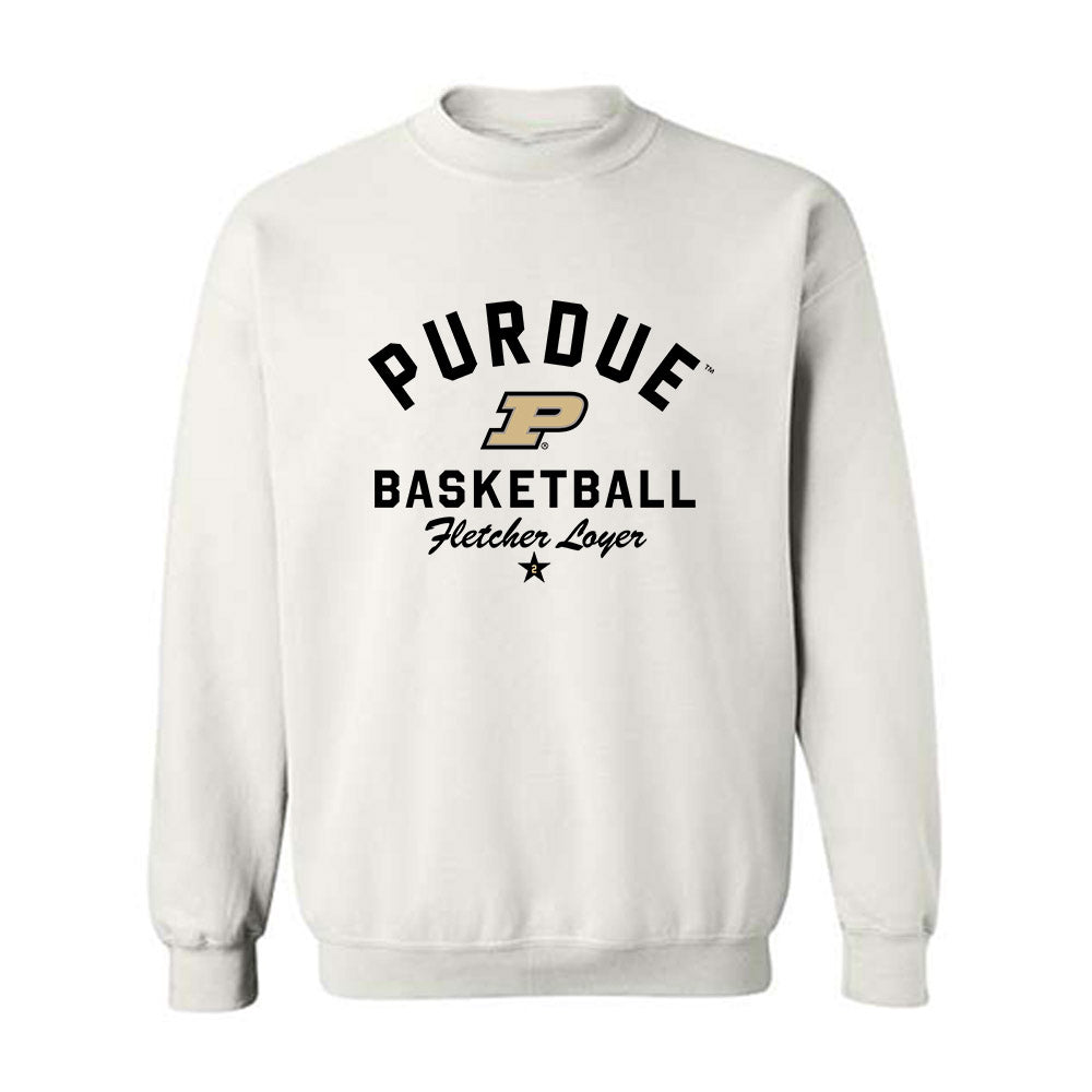 Purdue - NCAA Men's Basketball : Fletcher Loyer - Classic Shersey Crewneck Sweatshirt-0