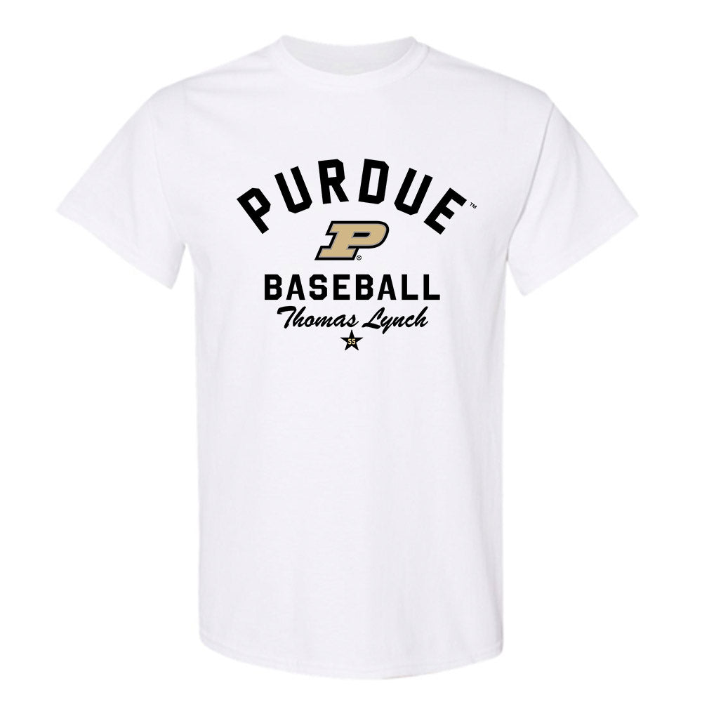 Purdue - NCAA Baseball : Thomas Lynch - Classic Shersey T-Shirt-0