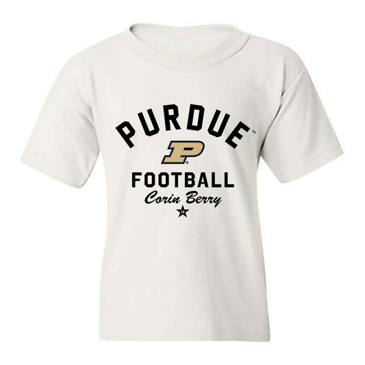 Purdue - NCAA Football : Corin Berry - Classic Shersey Youth T-Shirt-0