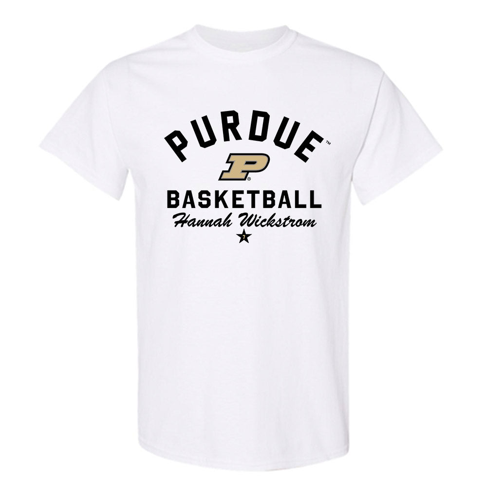 Purdue - NCAA Women's Basketball : Hannah Wickstrom - Classic Shersey T-Shirt-0