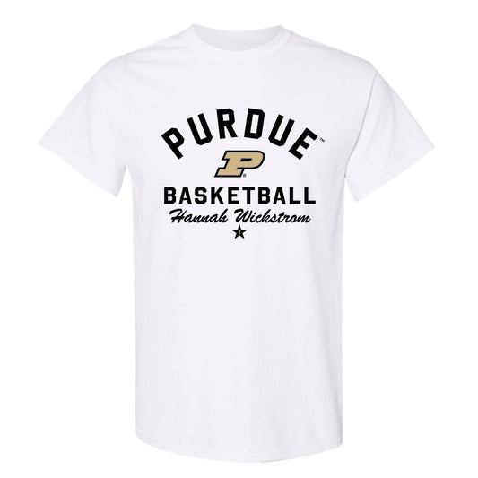 Purdue - NCAA Women's Basketball : Hannah Wickstrom - Classic Shersey T-Shirt-0