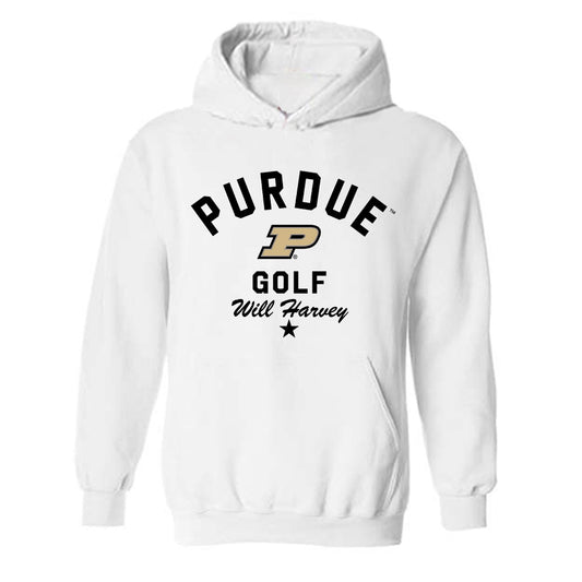 Purdue - NCAA Men's Golf : Will Harvey - Classic Shersey Hooded Sweatshirt-0