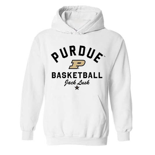 Purdue - NCAA Men's Basketball : Jack Lusk - Classic Shersey Hooded Sweatshirt-0