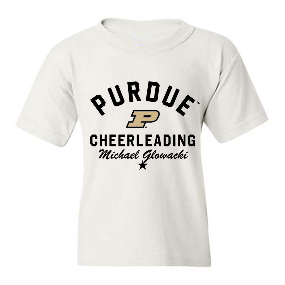 Purdue - NCAA Cheerleading : Michael Glowacki - Classic Shersey Youth T-Shirt-0