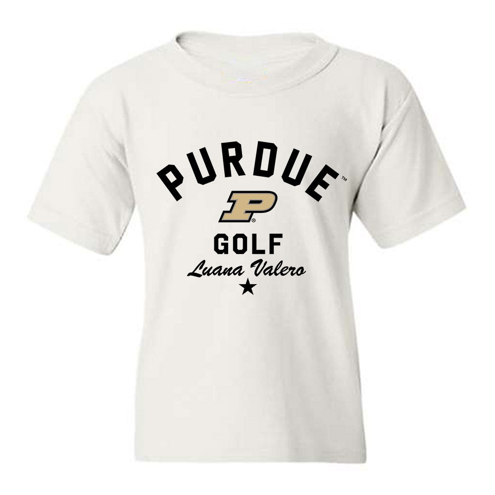 Purdue - NCAA Women's Golf : Luana Valero - Classic Shersey Youth T-Shirt-0