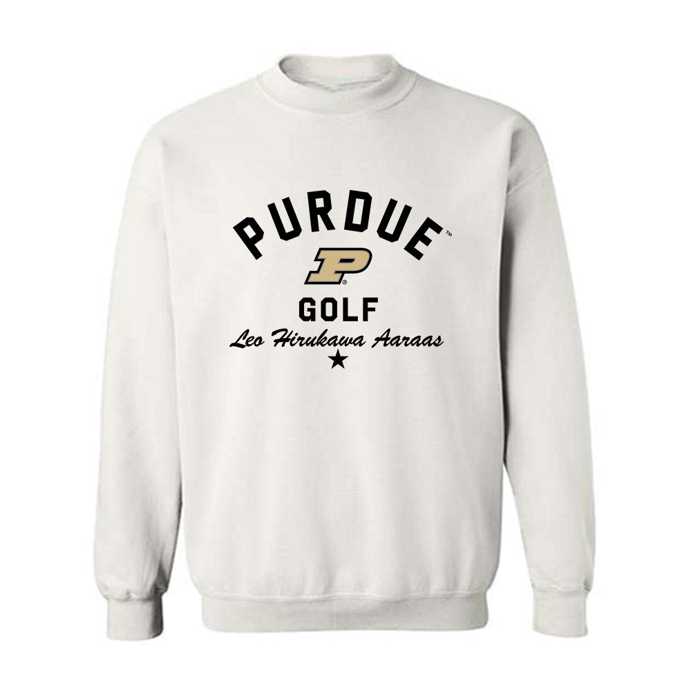 Purdue - NCAA Men's Golf : Leo Hirukawa Aaraas - Classic Shersey Crewneck Sweatshirt-0