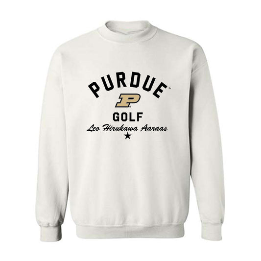 Purdue - NCAA Men's Golf : Leo Hirukawa Aaraas - Classic Shersey Crewneck Sweatshirt-0