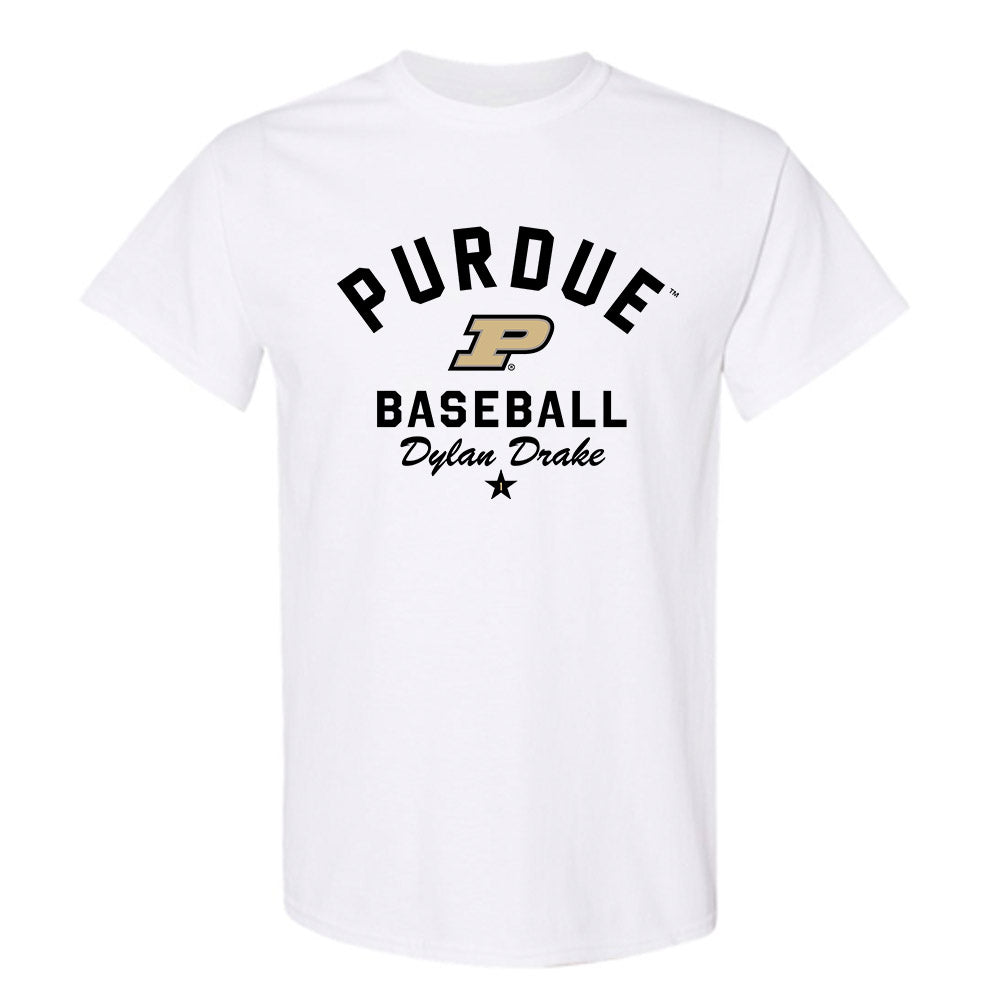 Purdue - NCAA Baseball : Dylan Drake - Classic Shersey T-Shirt-0