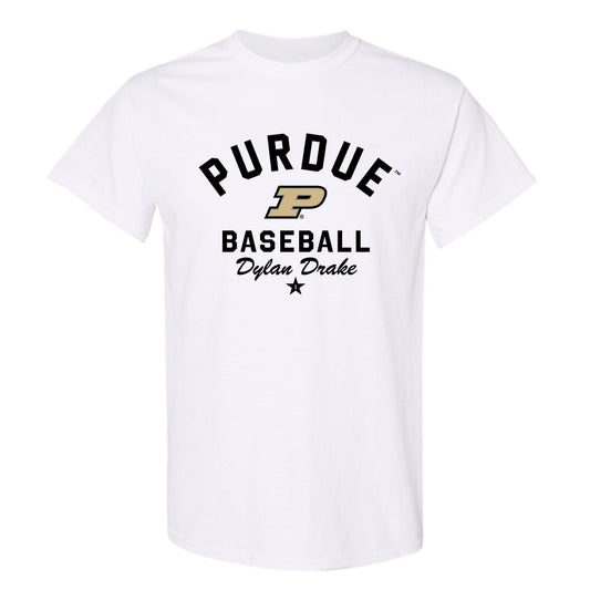 Purdue - NCAA Baseball : Dylan Drake - Classic Shersey T-Shirt-0