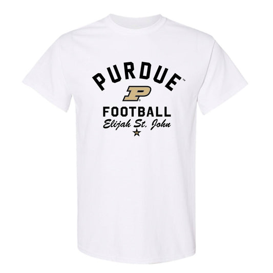 Purdue - NCAA Football : Elijah St. John - Classic Shersey T-Shirt-0