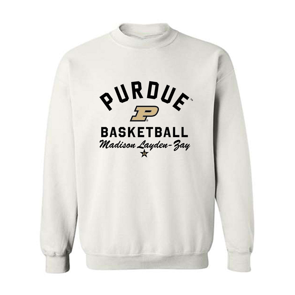 Purdue - NCAA Women's Basketball : Madison Layden-Zay - Classic Shersey Crewneck Sweatshirt-0