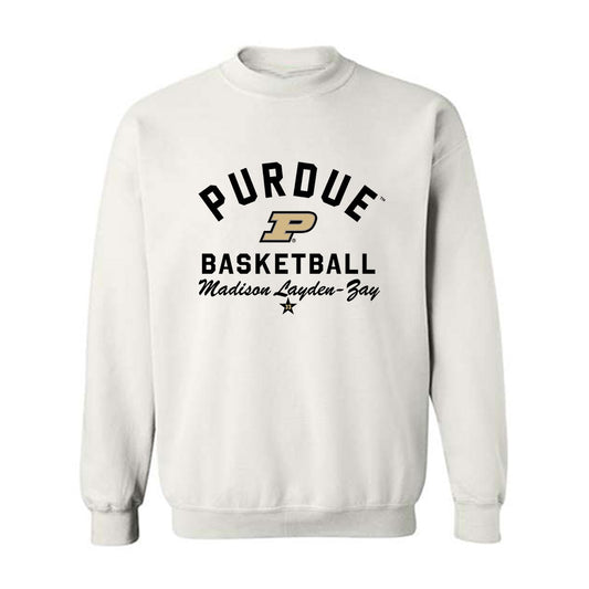 Purdue - NCAA Women's Basketball : Madison Layden-Zay - Classic Shersey Crewneck Sweatshirt-0