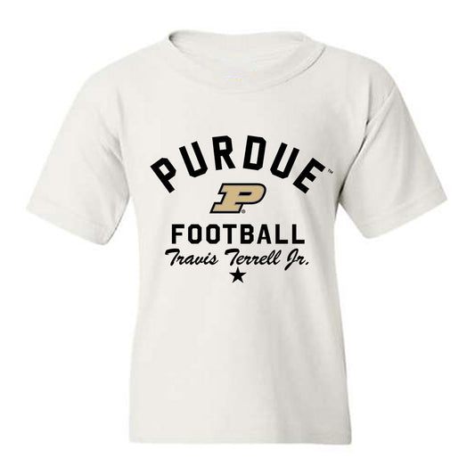 Purdue - NCAA Football : Travis Terrell Jr. - Classic Shersey Youth T-Shirt-0