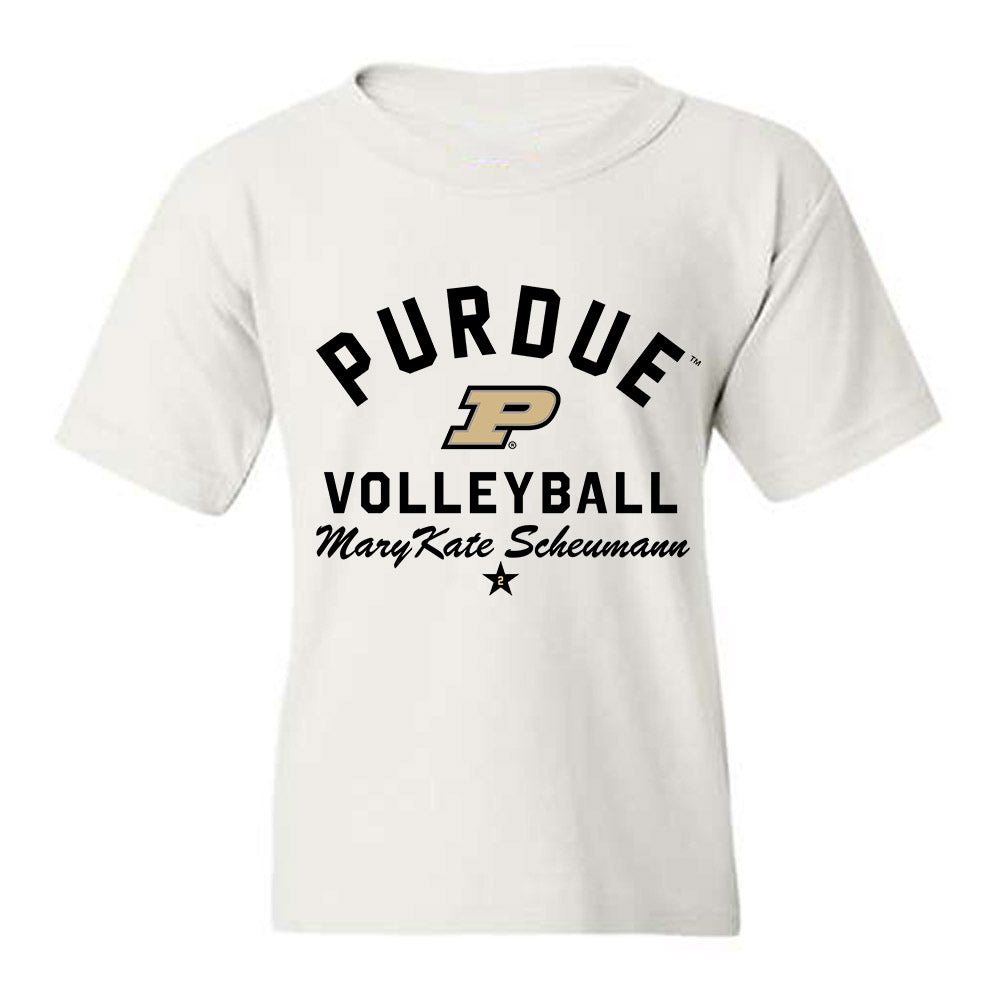 Purdue - NCAA Women's Volleyball : MaryKate Scheumann - Classic Shersey Youth T-Shirt-0