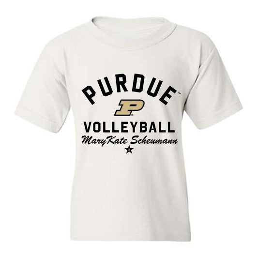 Purdue - NCAA Women's Volleyball : MaryKate Scheumann - Classic Shersey Youth T-Shirt-0