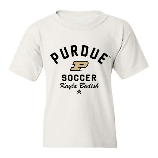 Purdue - NCAA Women's Soccer : Kayla Budish - Classic Shersey Youth T-Shirt-0