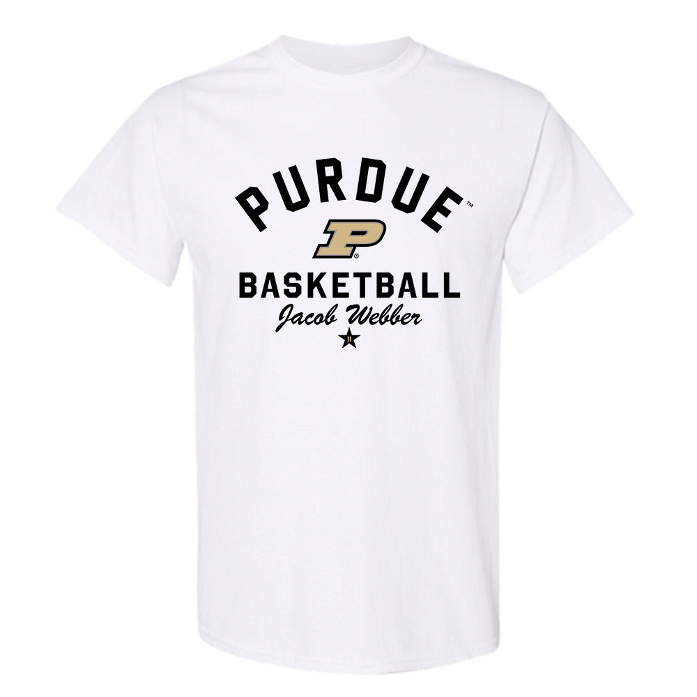 Purdue - NCAA Men's Basketball : Jacob Webber - Classic Shersey T-Shirt-0