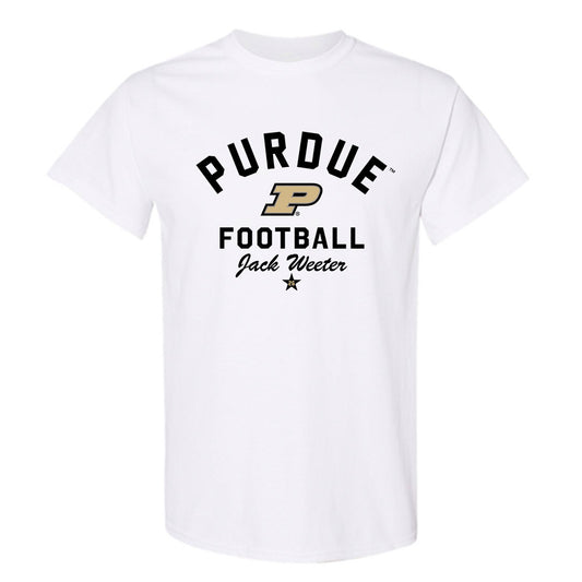 Purdue - NCAA Football : Jack Weeter - Classic Shersey T-Shirt-0