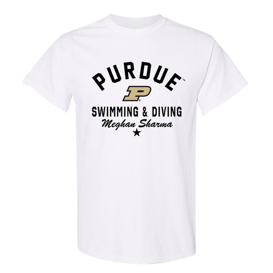 Purdue - NCAA Women's Swimming & Diving : Meghan Sharma - Classic Shersey T-Shirt-0