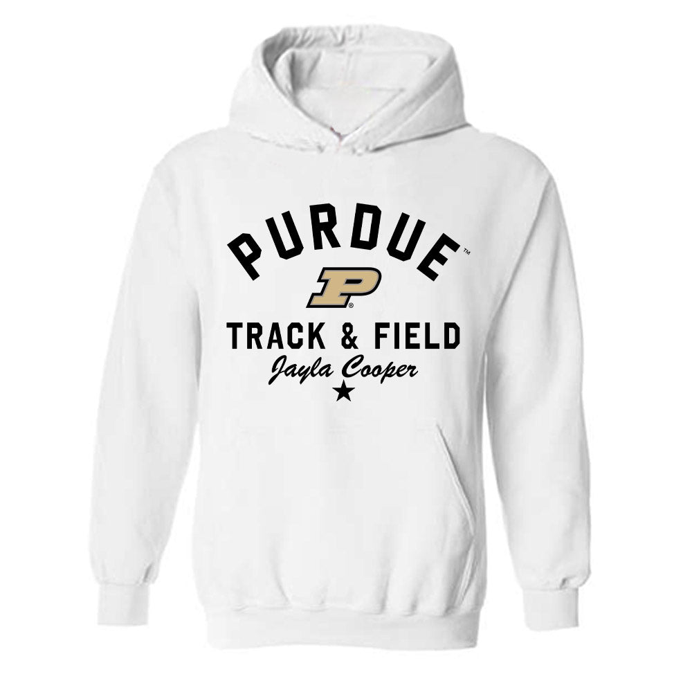 Purdue - NCAA Women's Track & Field : Jayla Cooper - Classic Shersey Hooded Sweatshirt-0