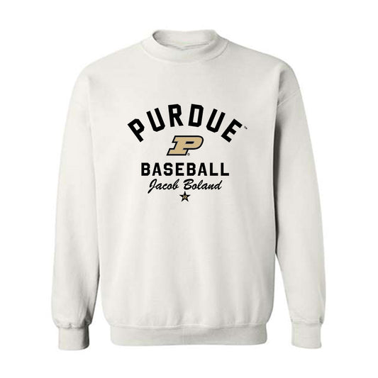 Purdue - NCAA Baseball : Jacob Boland - Classic Shersey Crewneck Sweatshirt-0