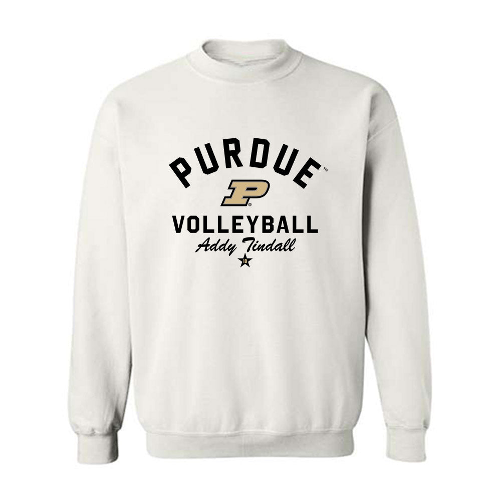 Purdue - NCAA Women's Volleyball : Addy Tindall - Classic Shersey Crewneck Sweatshirt-0