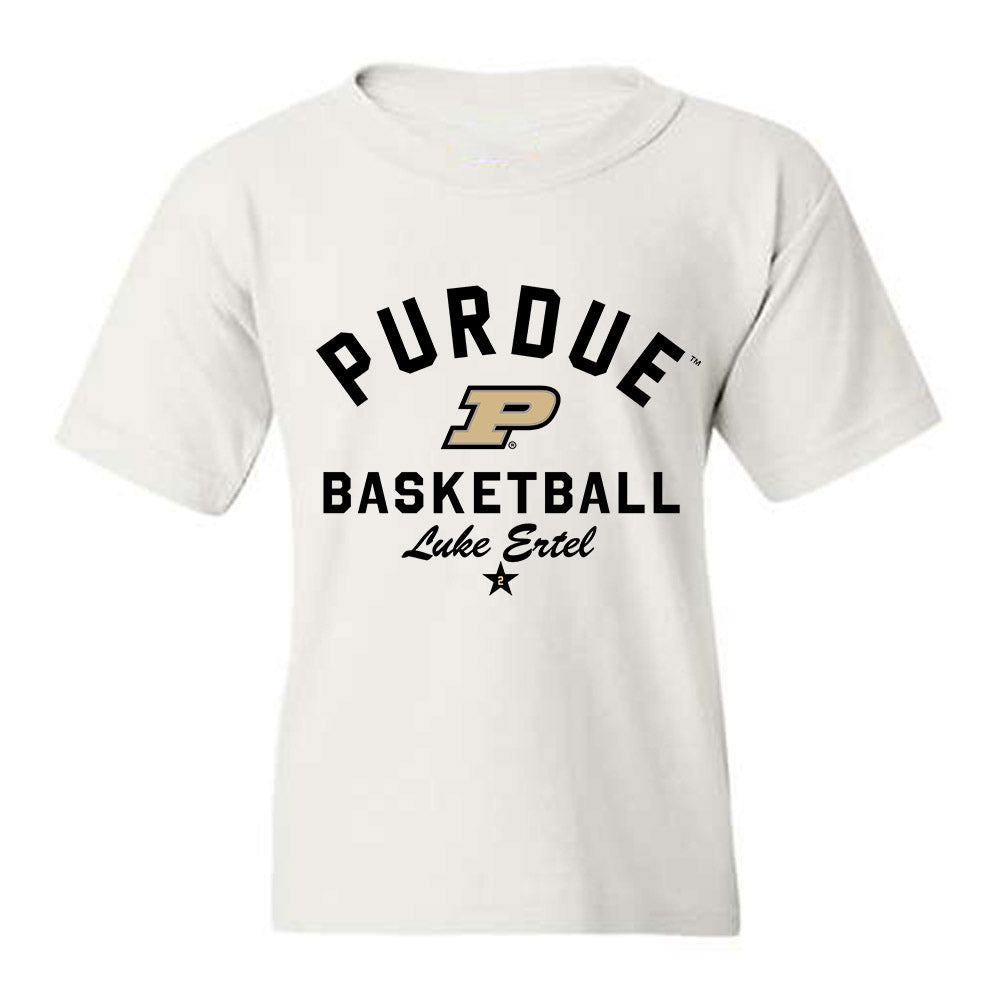 Purdue - NCAA Men's Basketball : Luke Ertel - Classic Shersey Youth T-Shirt-0