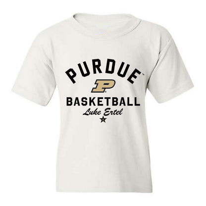 Purdue - NCAA Men's Basketball : Luke Ertel - Classic Shersey Youth T-Shirt-0
