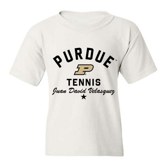 Purdue - NCAA Men's Tennis : Juan David Velasquez - Classic Shersey Youth T-Shirt-0