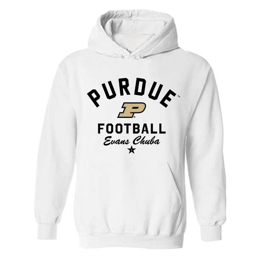 Purdue - NCAA Football : Evans Chuba - Classic Shersey Hooded Sweatshirt-0