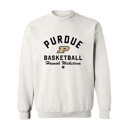 Purdue - NCAA Women's Basketball : Hannah Wickstrom - Classic Shersey Crewneck Sweatshirt-0
