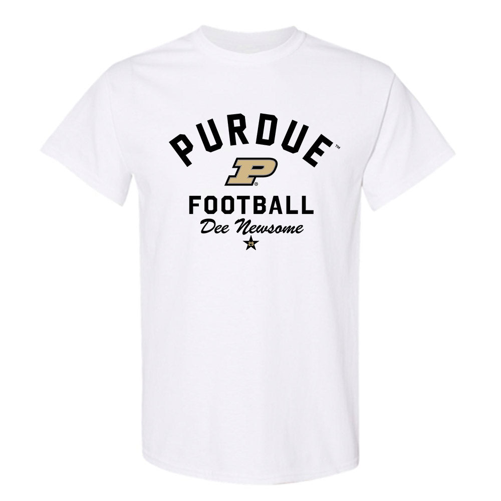 Purdue - NCAA Football : Dee Newsome - Classic Shersey T-Shirt-0