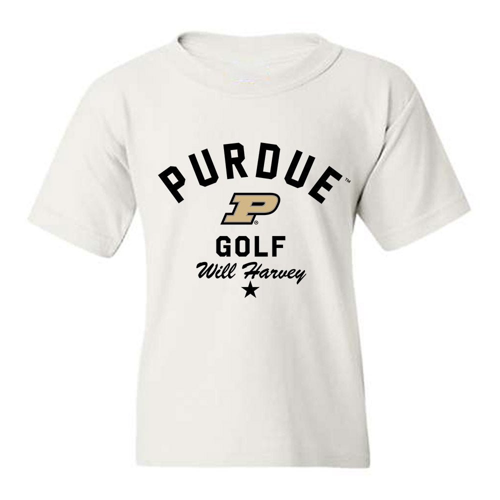 Purdue - NCAA Men's Golf : Will Harvey - Classic Shersey Youth T-Shirt-0