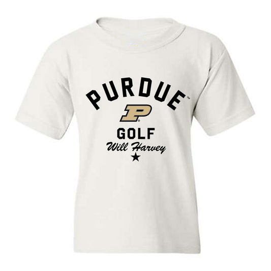 Purdue - NCAA Men's Golf : Will Harvey - Classic Shersey Youth T-Shirt-0