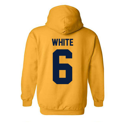 Michigan - NCAA Women's Volleyball : Ellie White - Classic Shersey Hooded Sweatshirt-1