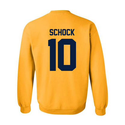 Michigan - NCAA Men's Ice Hockey : Drew Schock - Classic Shersey Crewneck Sweatshirt-1