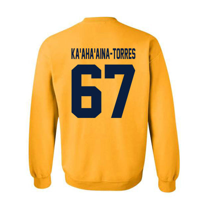 Michigan - NCAA Football : Houston Ka'aha'aina-Torres - Classic Shersey Crewneck Sweatshirt-3