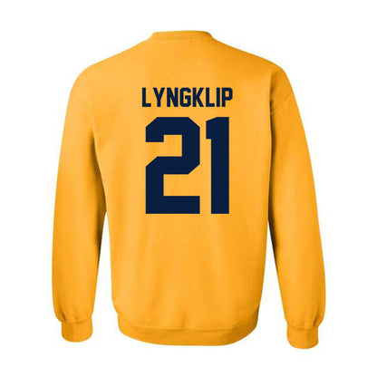 Michigan - NCAA Men's Lacrosse : Ryan Lyngklip - Classic Shersey Crewneck Sweatshirt-3