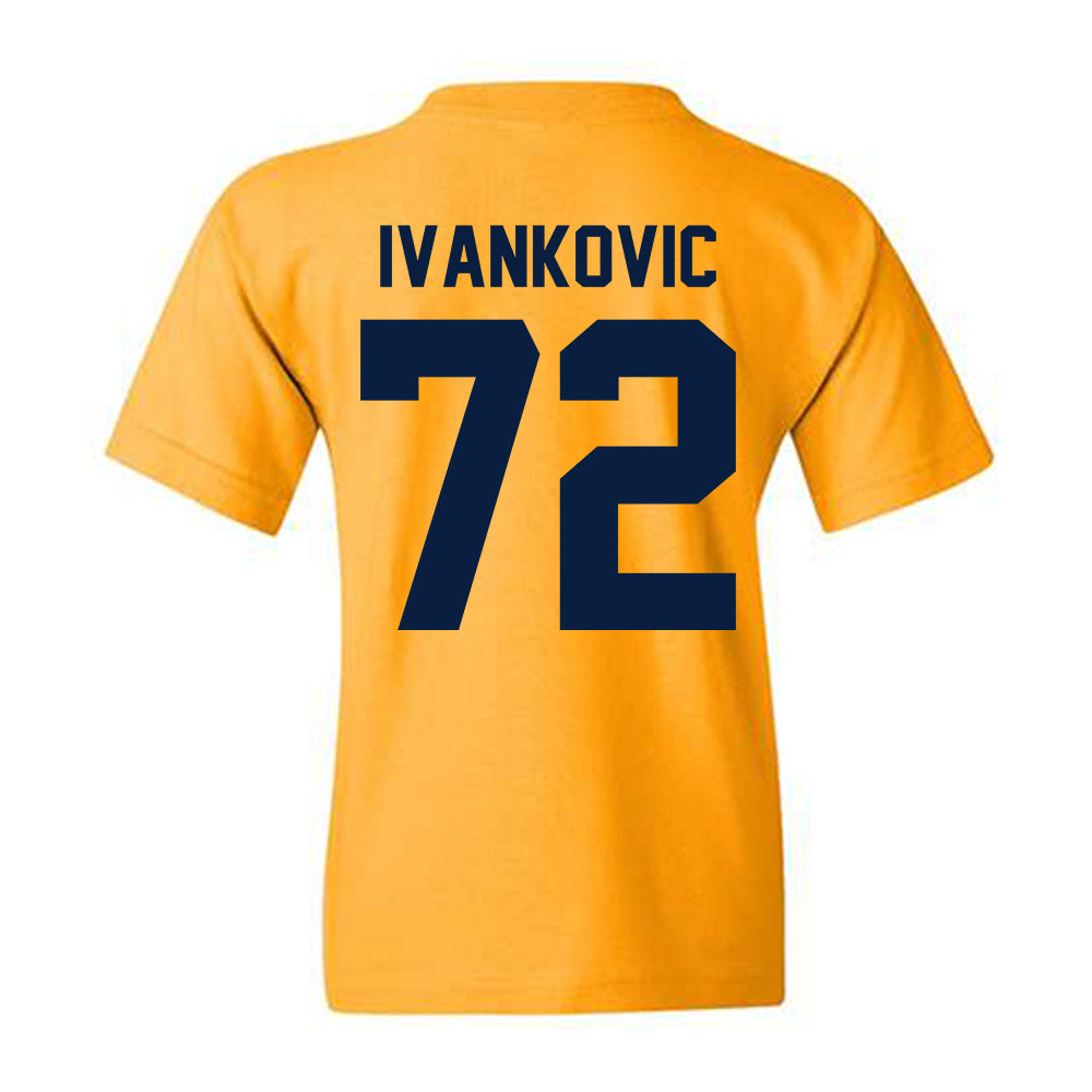 Michigan - NCAA Men's Ice Hockey : Jack Ivankovic - Classic Shersey Youth T-Shirt-1