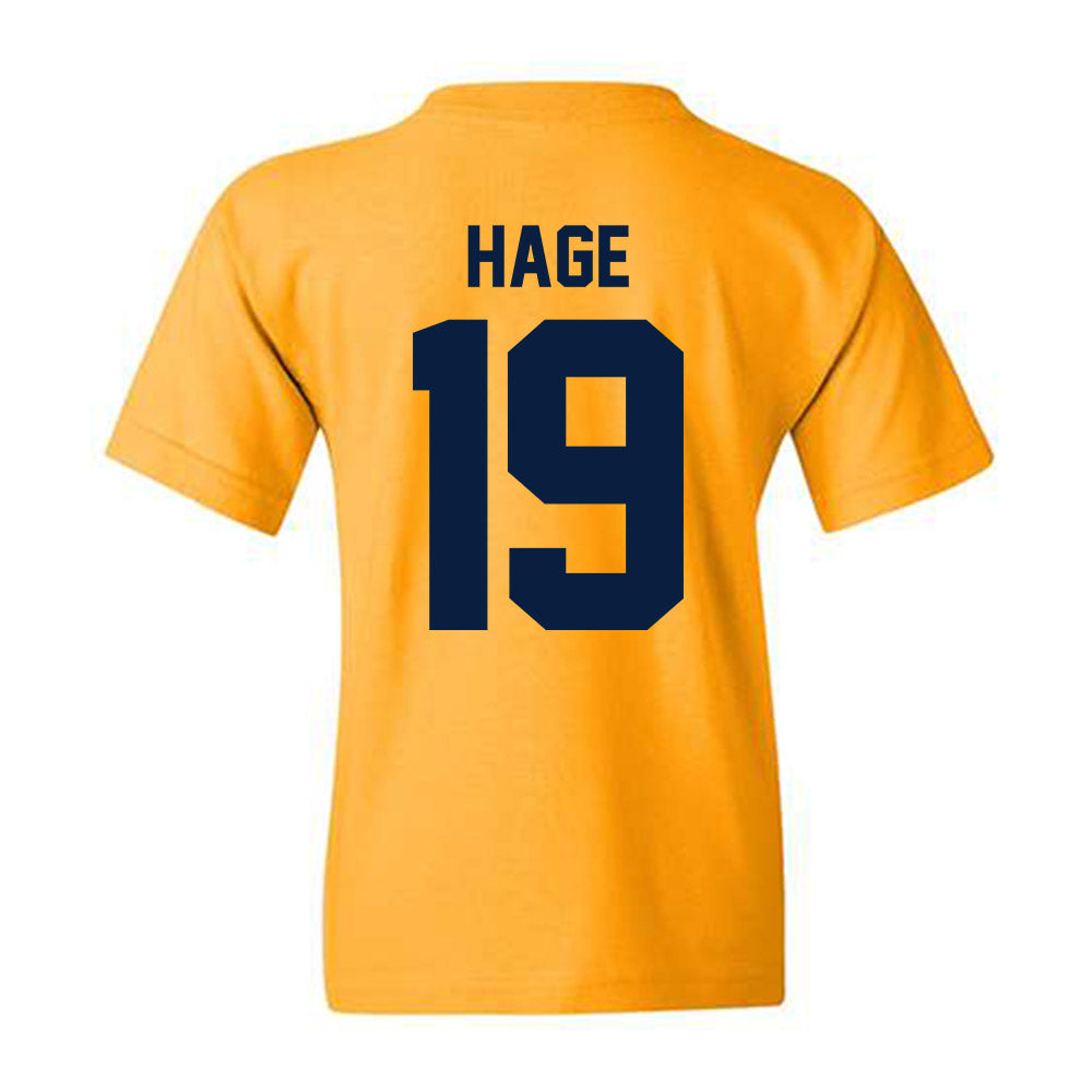 Michigan - NCAA Men's Ice Hockey : Michael Hage - Classic Shersey Youth T-Shirt-1