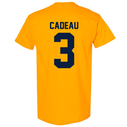 Michigan - NCAA Men's Basketball : Elliot Cadeau - Classic Shersey T-Shirt-3